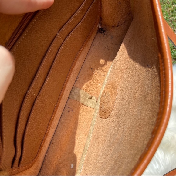 Dooney & Bourke Top Handle Tan Flap Bag Crossbody - Picture 5 of 9